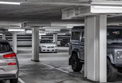 Gundeli-Park car park in Basel shines in a new light